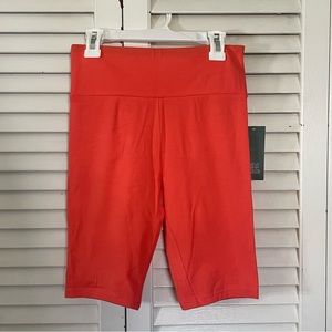 Orange Biker Shorts
